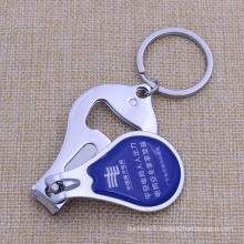 Promotional Gifts Custom Nail Clipper with Bottle Opener Keychain